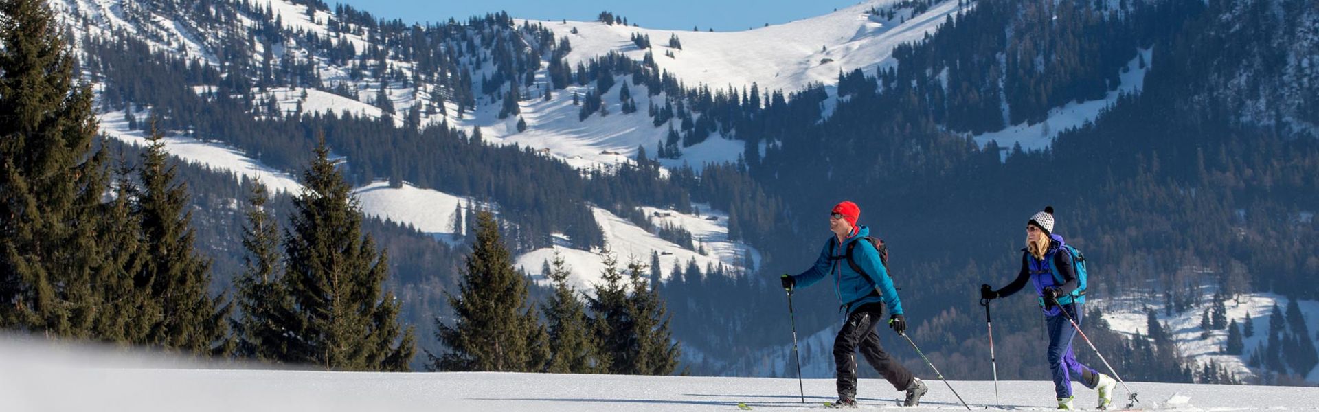 Skitouren Winterurlaub Lofer